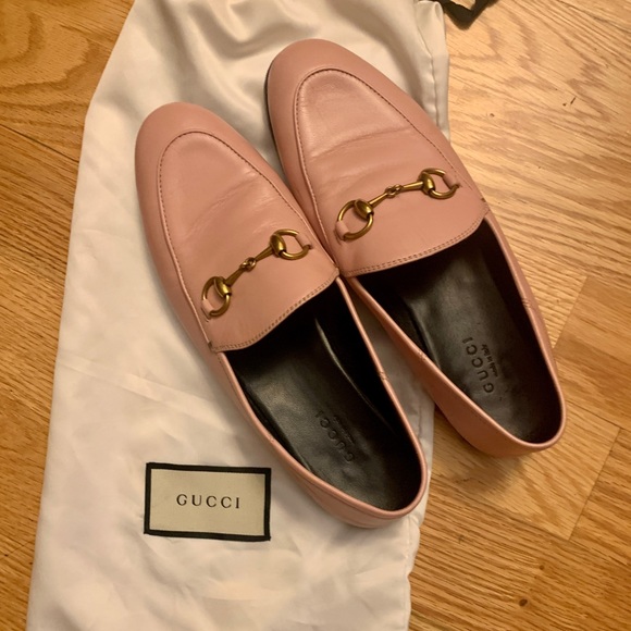 Gucci Brixton Horsebit in Perfect Pink 36.5 Leather Loafers Flats Shoes RARE - Picture 7 of 16